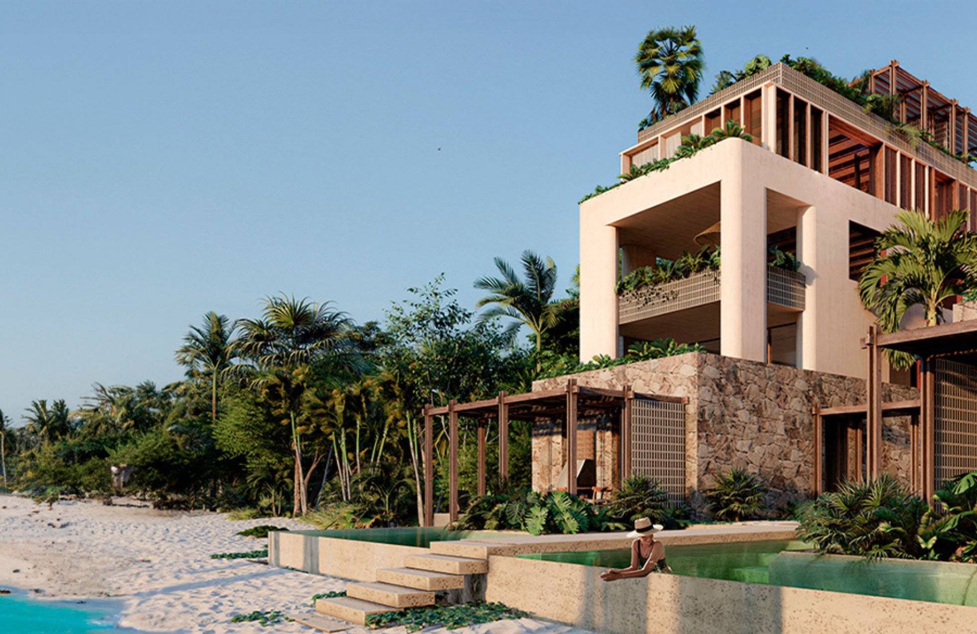 Condominio de lujo frente al mar en Tulum 5