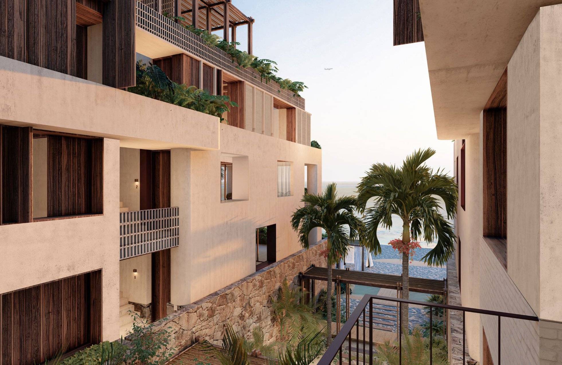 Condominio de lujo frente al mar en Tulum 2