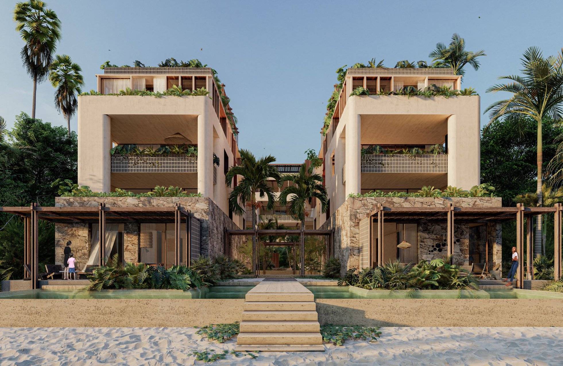 Condominio de lujo frente al mar en Tulum 4