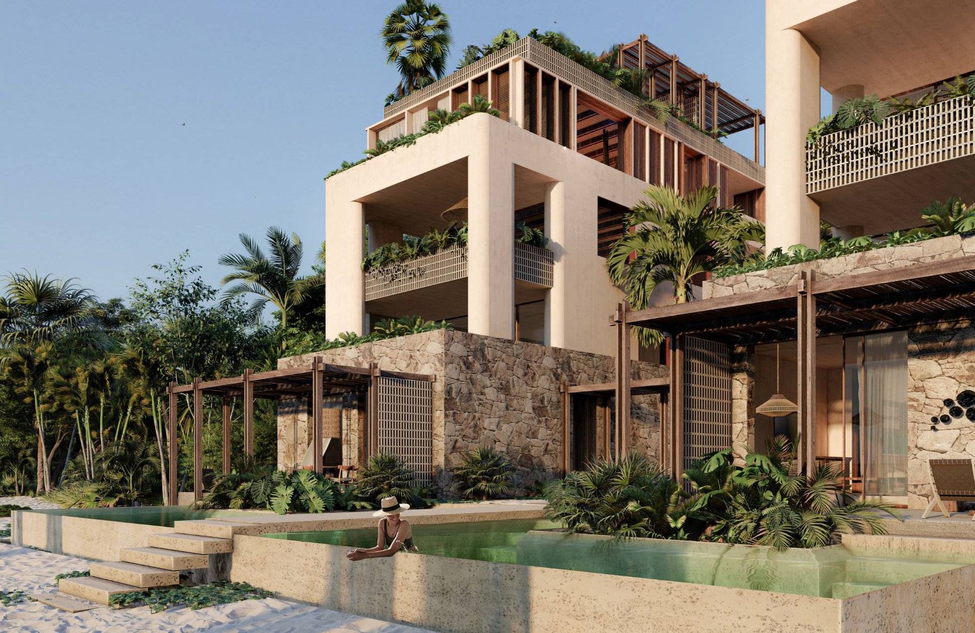 Condominio de lujo frente al mar en Tulum 3