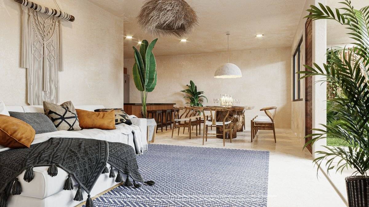 Departamento en venta en tulum, aldea zamá! 2
