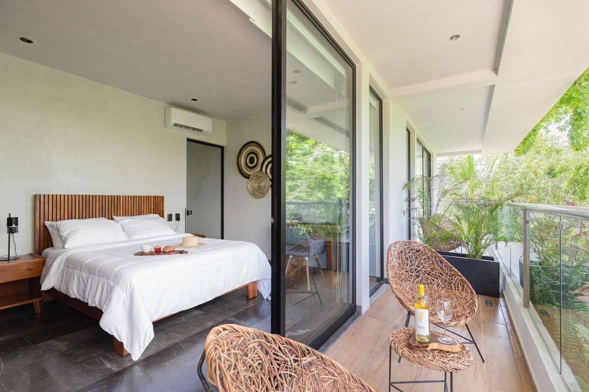 Departamento de lujo en Tulum con terraza privada 2