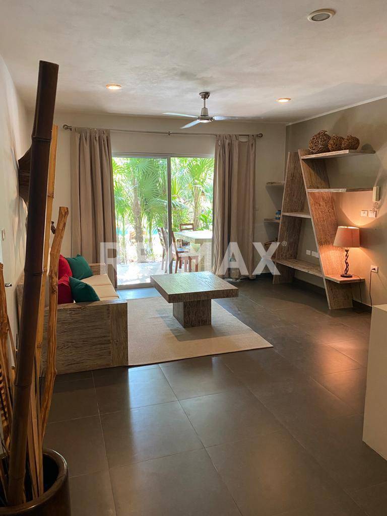 Oasis amueblado en Tulum con piscina y terraza 5