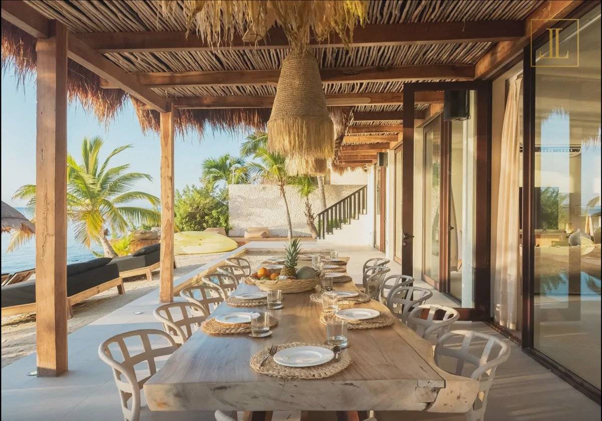 Villa de lujo con playa privada en Tulum 4