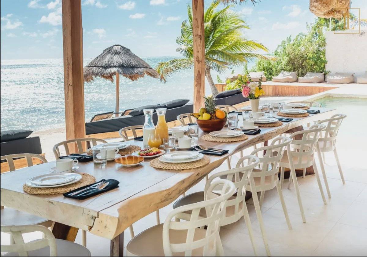 Villa de lujo con playa privada en Tulum 3