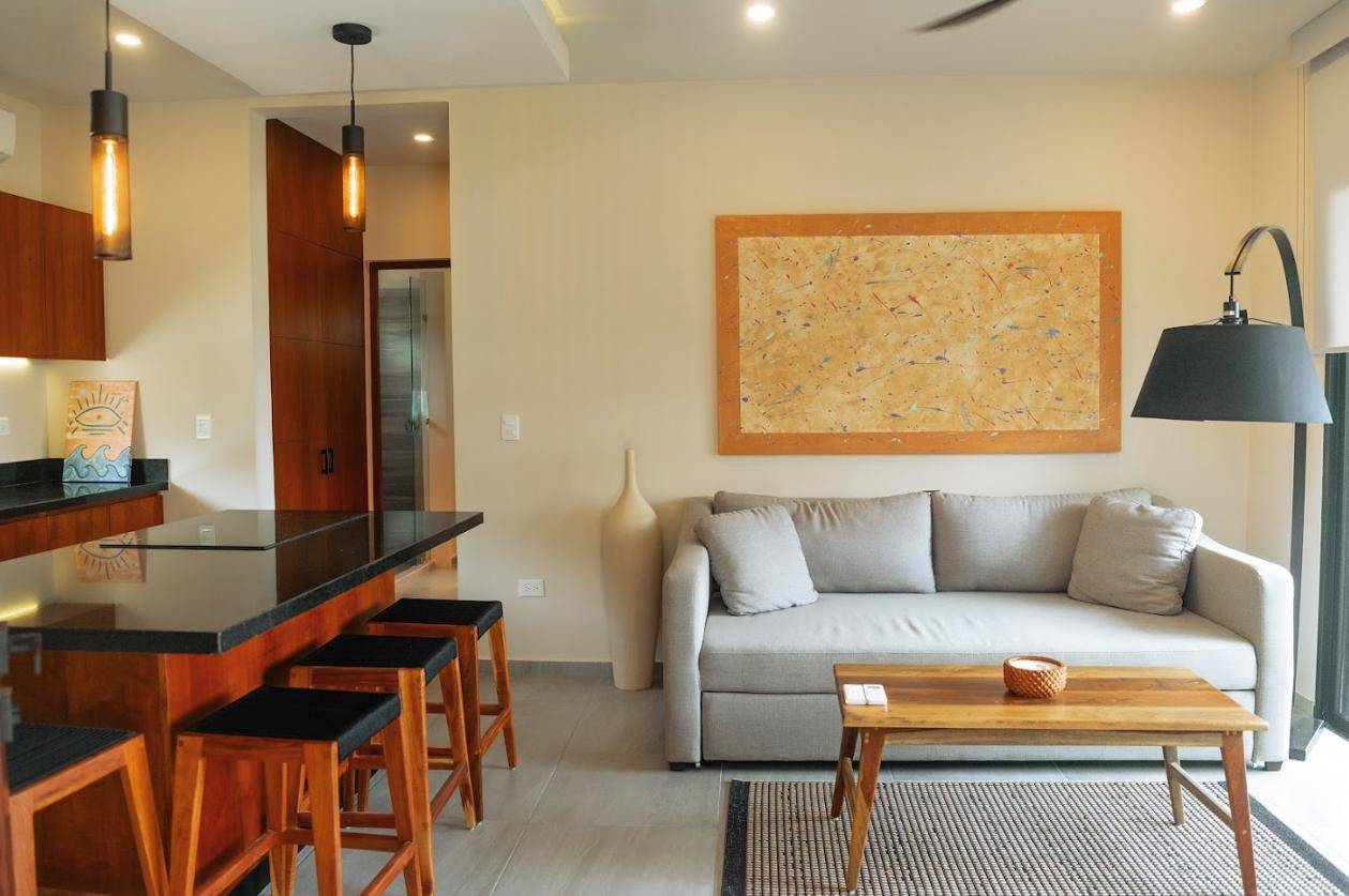 Moderno departamento con plunge pool en Tulum 2