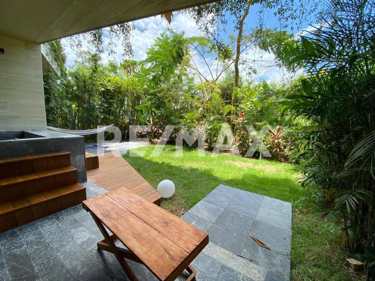 Departamento con jardín y jacuzzi en Tulum 5