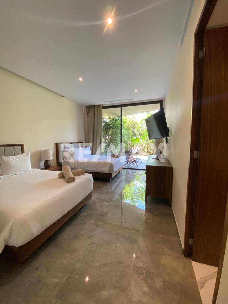Departamento con jardín y jacuzzi en Tulum 2