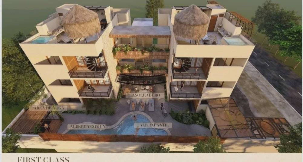 Departamentos de lujo en Tulum con amenidades 3