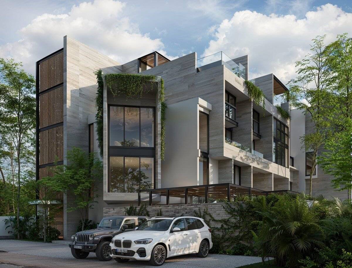 Ático loft con jardín y piscina en Country Club 5