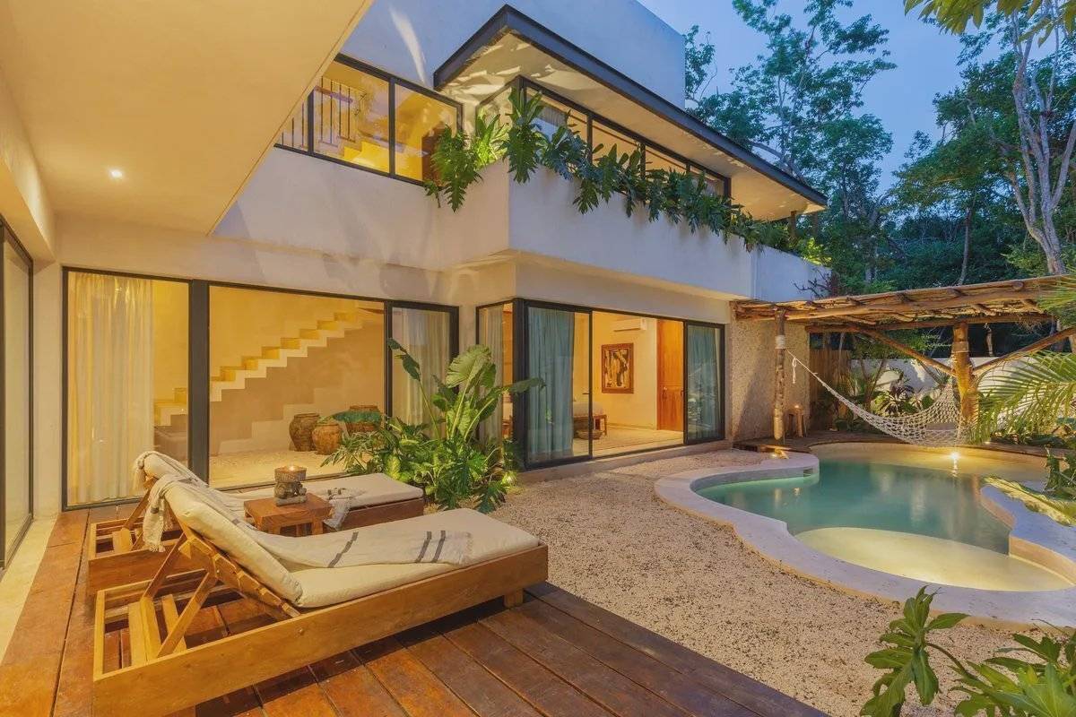 Exclusiva residencia con alberca en Tulum 2