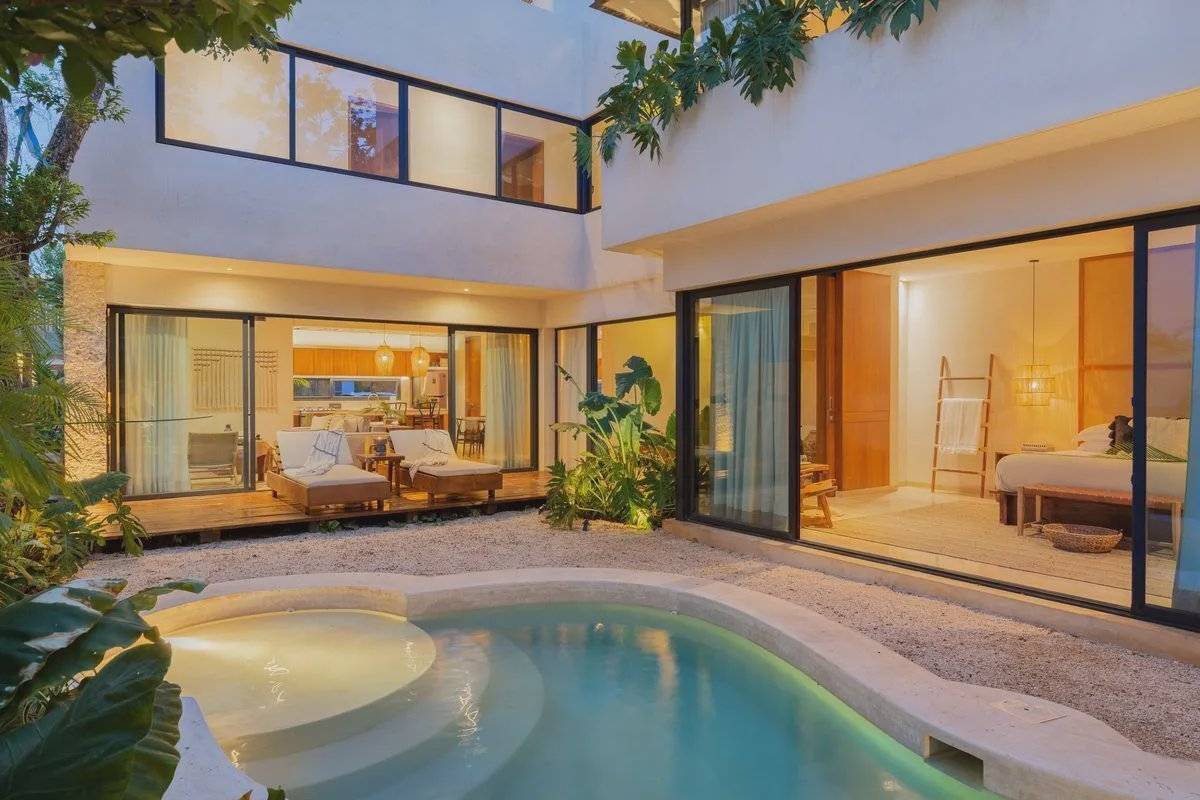 Exclusiva residencia con alberca en Tulum 5