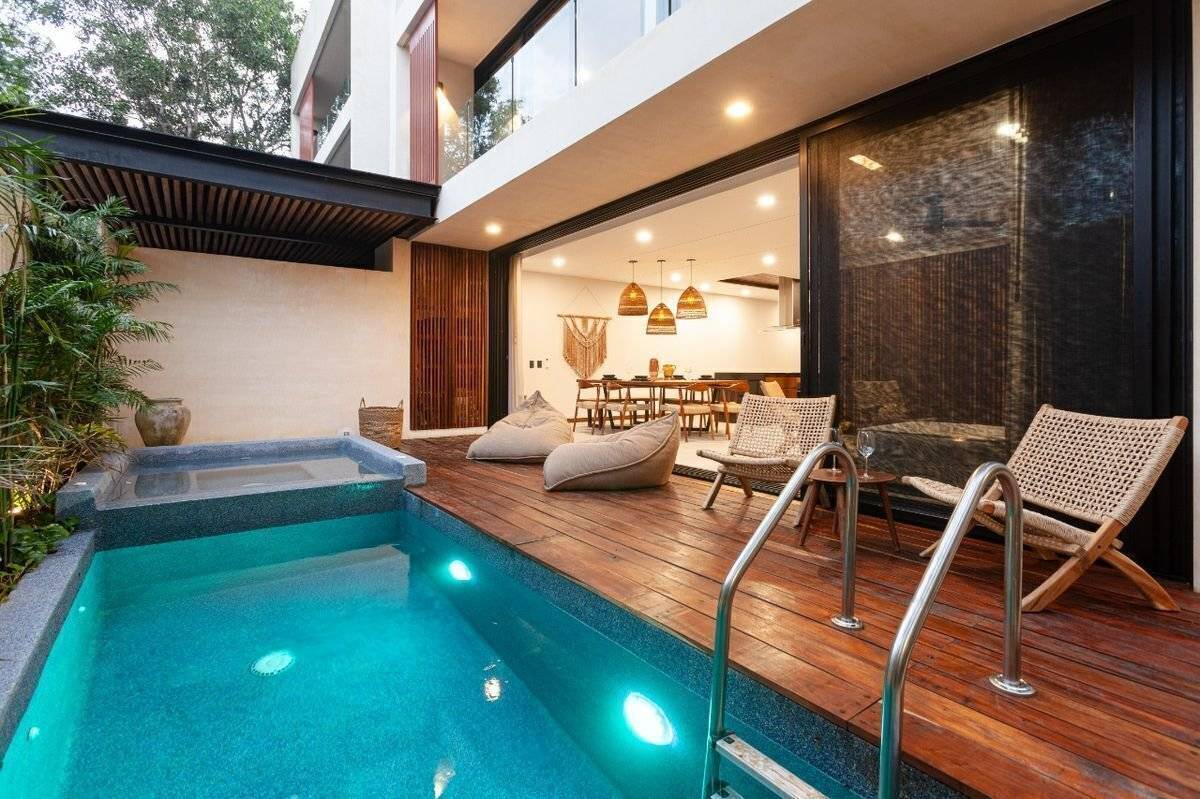 Casa con piscina y terraza en Tulum 4