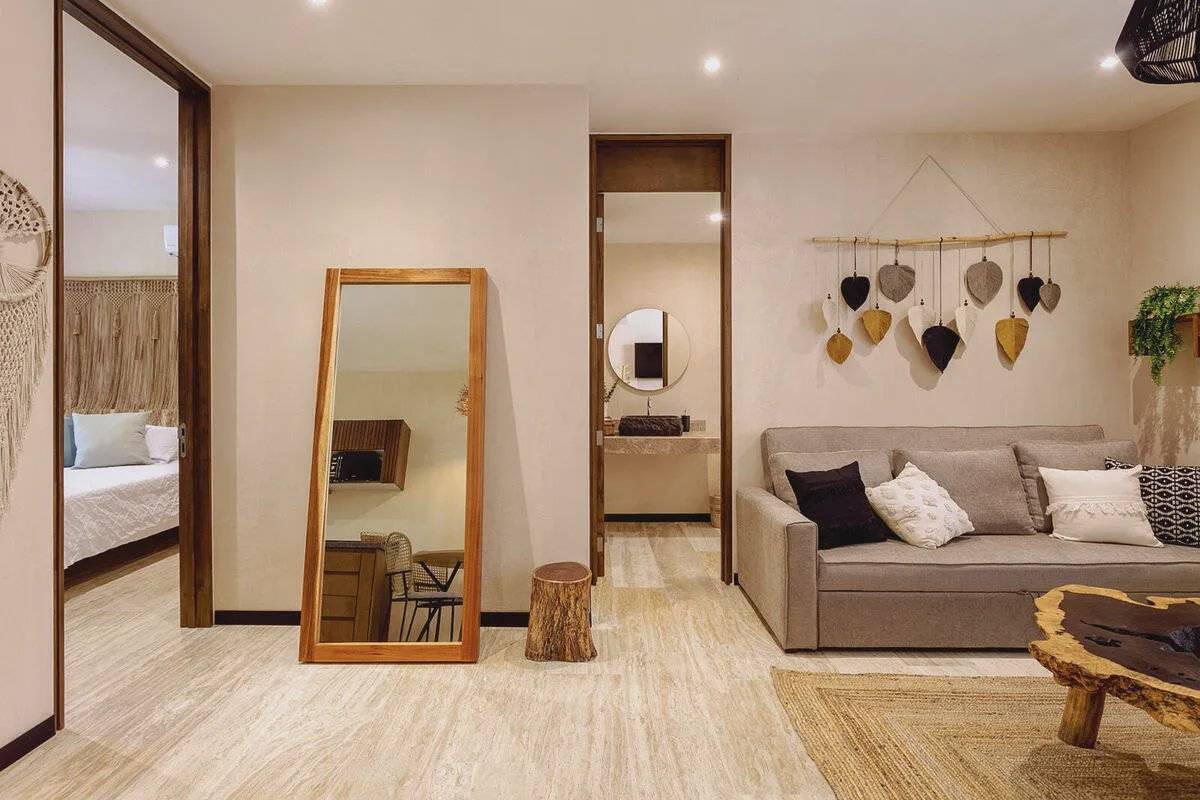 Moderno departamento amueblado en Tulum 3