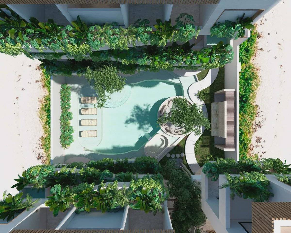 Estudio con alberca privada en Tulum 2