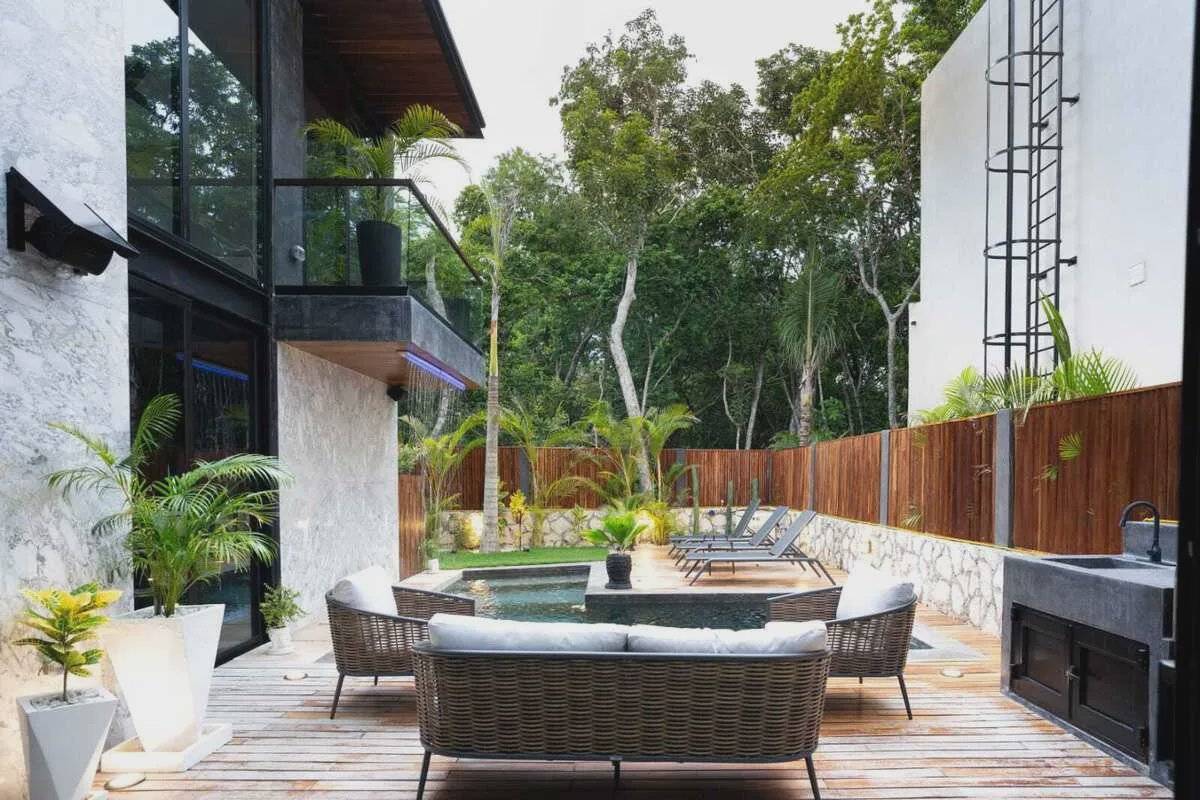 Villa de lujo con alberca y rooftop en Tulum 3
