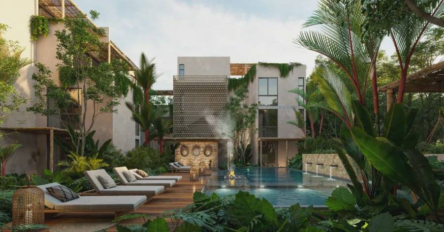 Penthouse en tulum modelo ketzaly up16 3