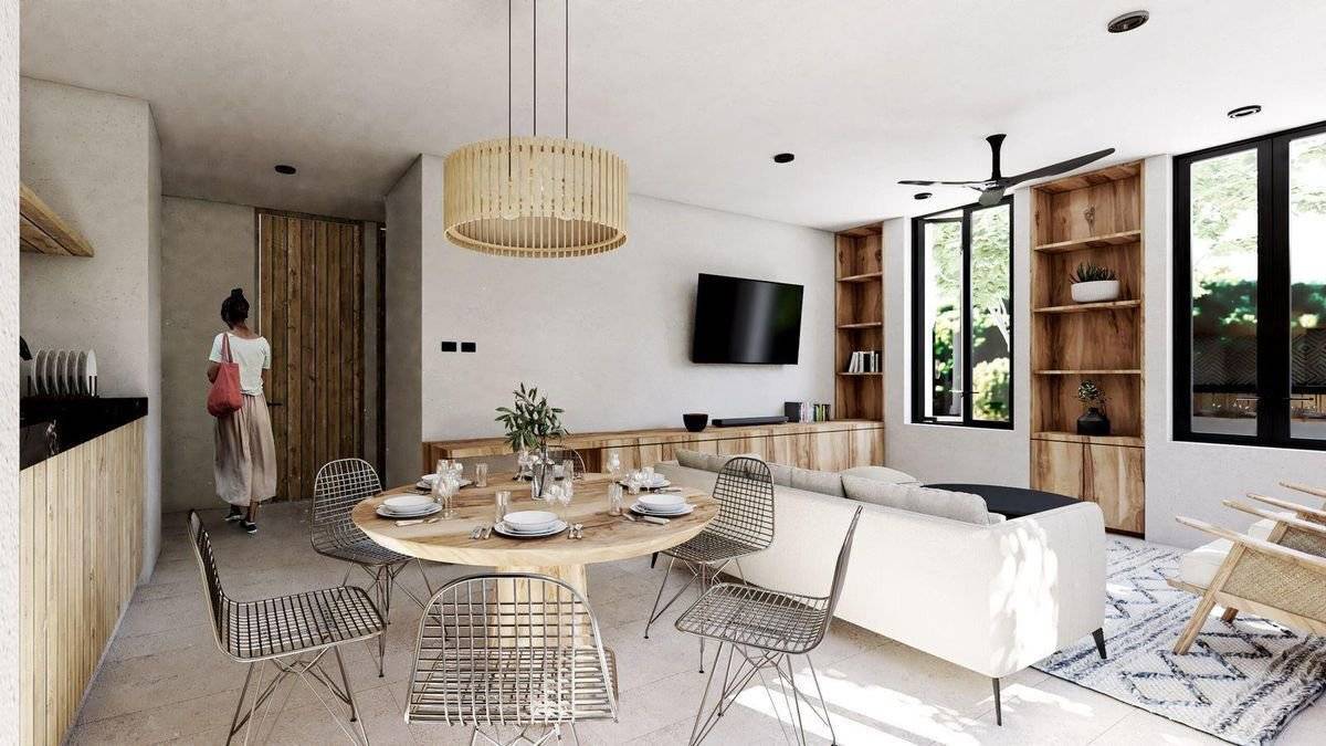 Deptos en Tulum con alberca y jardín privado 4