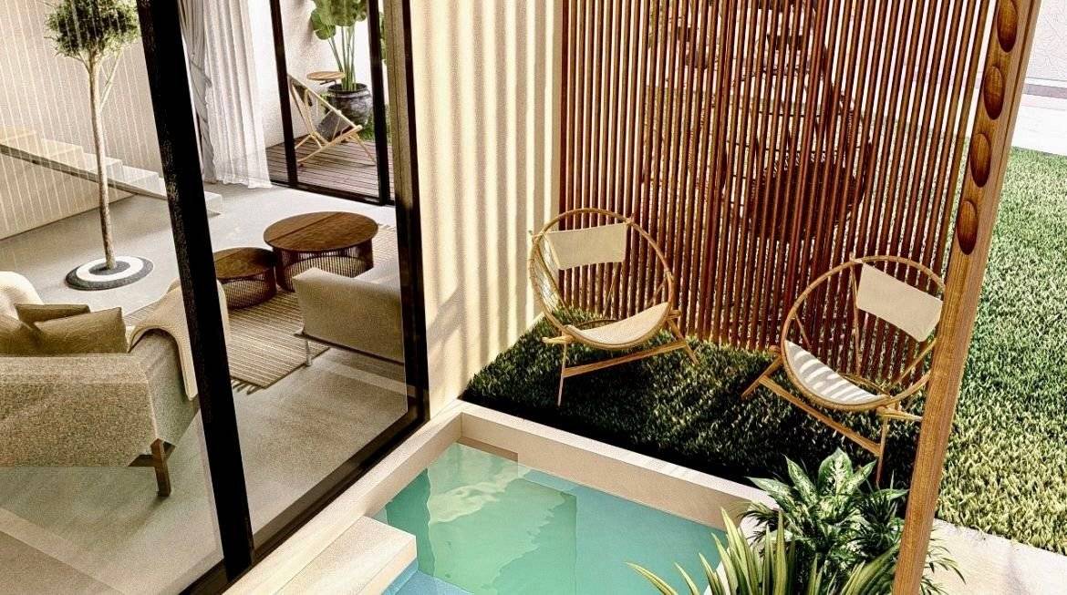 Casa amueblada con jacuzzi en Tulum 2