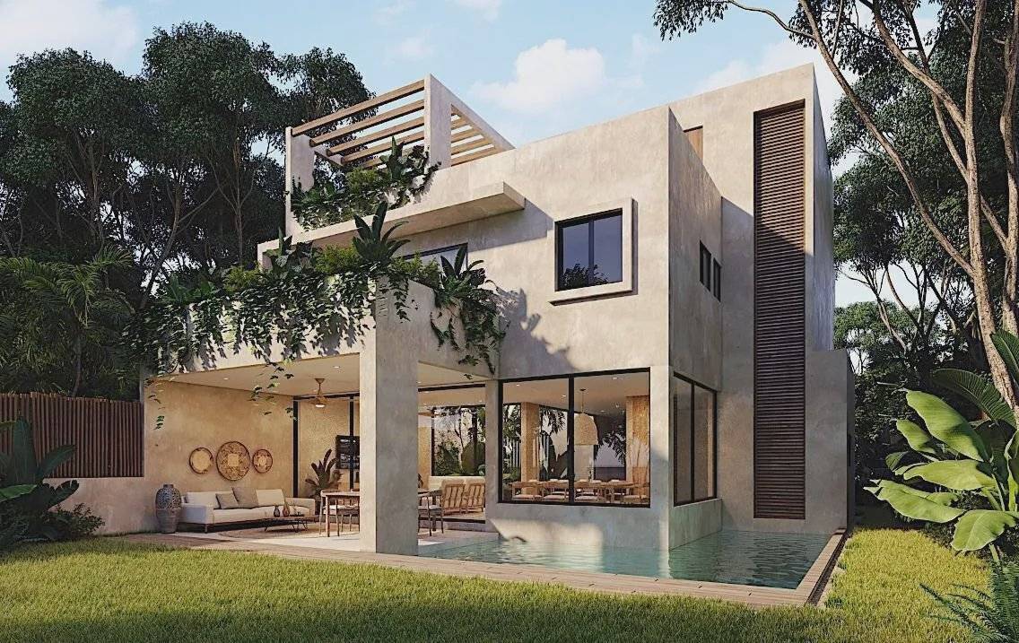 Villa de lujo con alberca y jacuzzi en Tulum 1