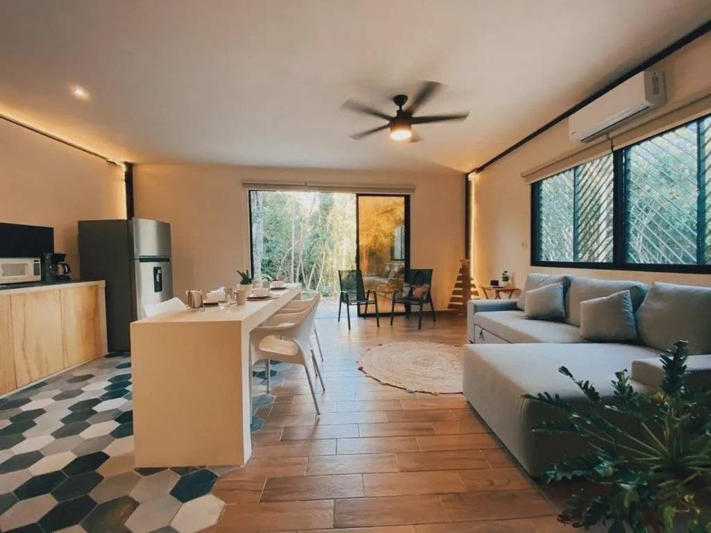 Encantador departamento con terraza en Tulum 5