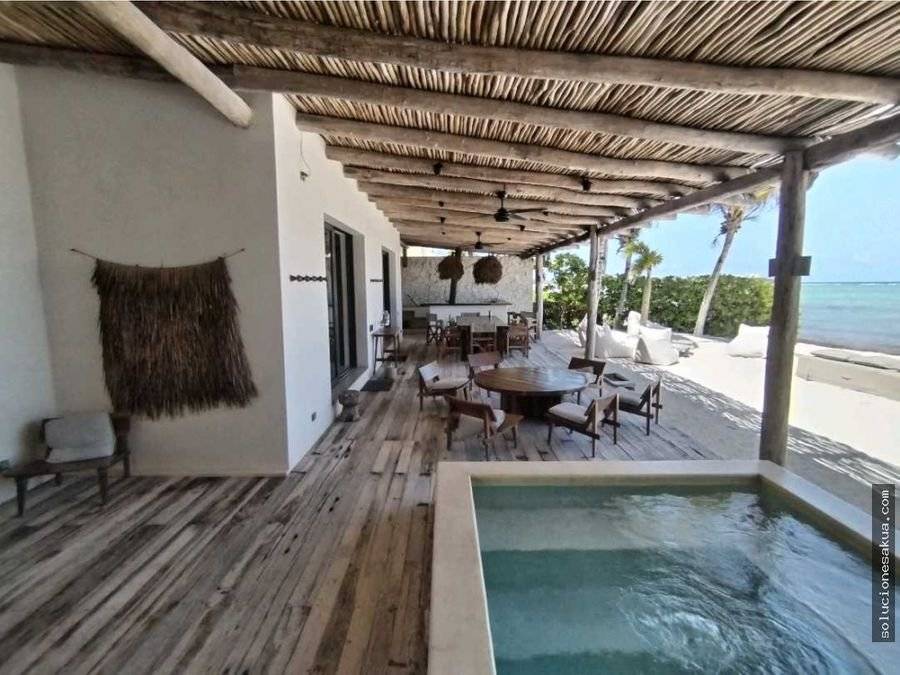 Casa de lujo frente al mar en Tulum 3