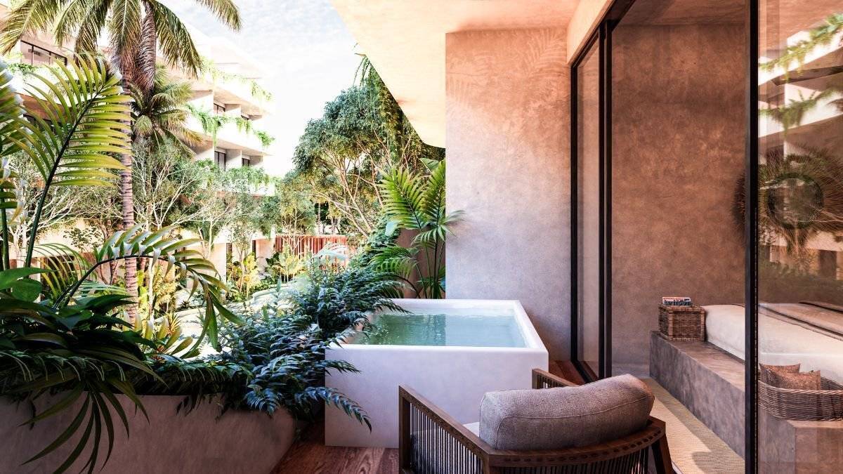 Moderno departamento en Tulum con amenidades 5