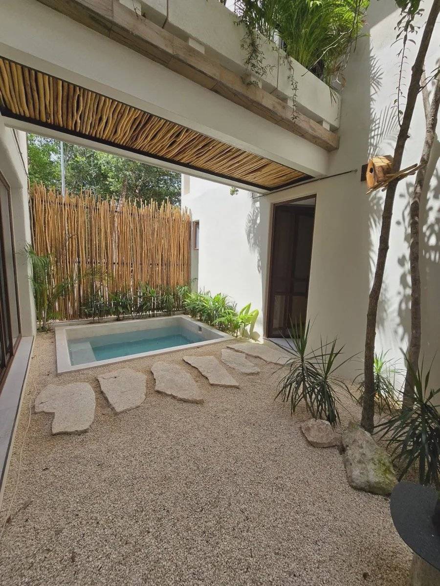 Exclusivos departamentos con alberca en Tulum 2