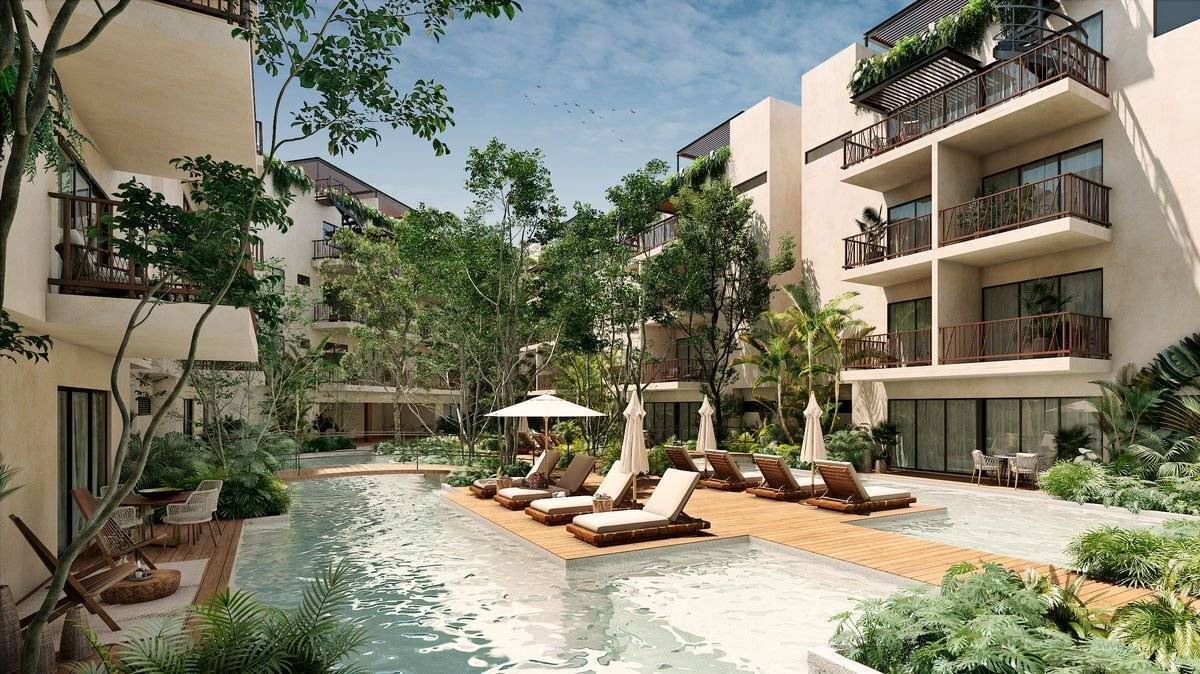 Departamento en venta en tulum, aldea zamá 4