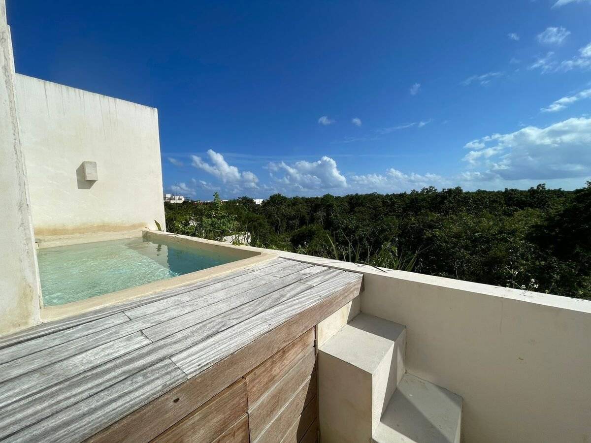 Pent-house con rooftop y jacuzzi en Tulum 3