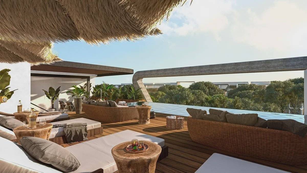 Vive el lujo en Tulum con vista al parque 4