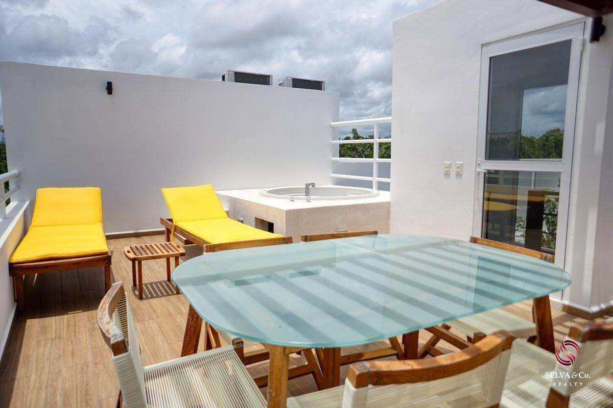 Penthouse con jacuzzi y vistas en Tulum 4