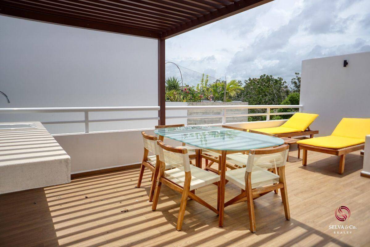 Penthouse con jacuzzi y vistas en Tulum 3