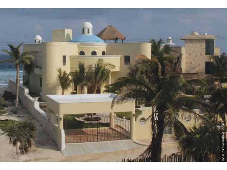 Villa de lujo frente al mar en Tulum 1