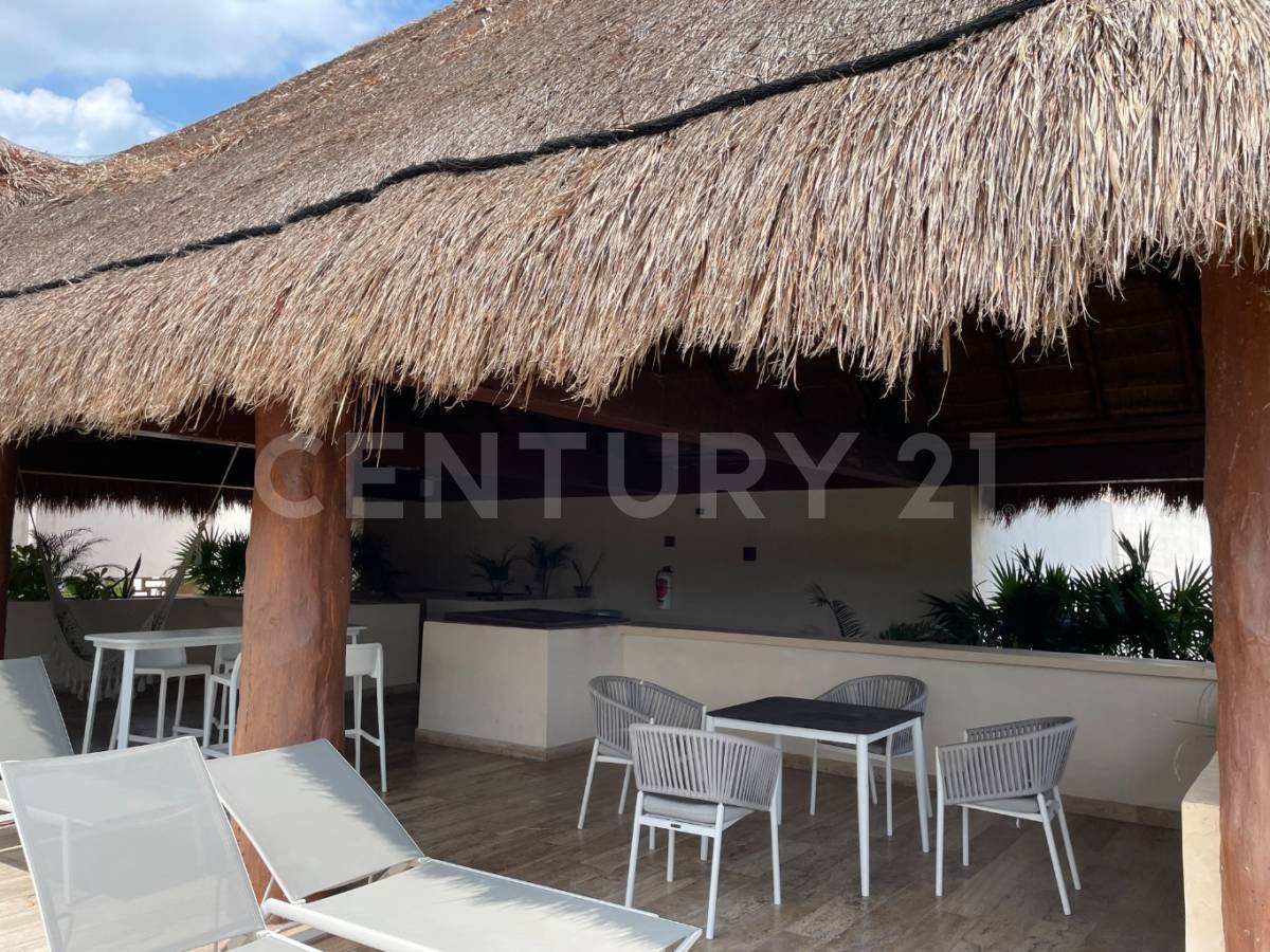 Terraza privada con jacuzzi en Tulum 5