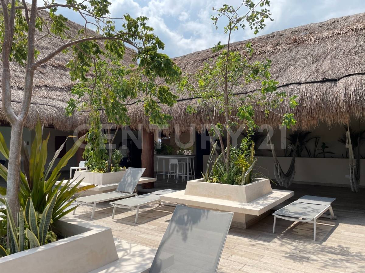 Terraza privada con jacuzzi en Tulum 3