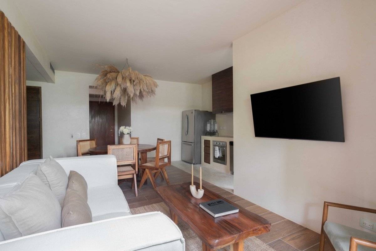 Departamento amueblado con alberca privada en Tulum 5