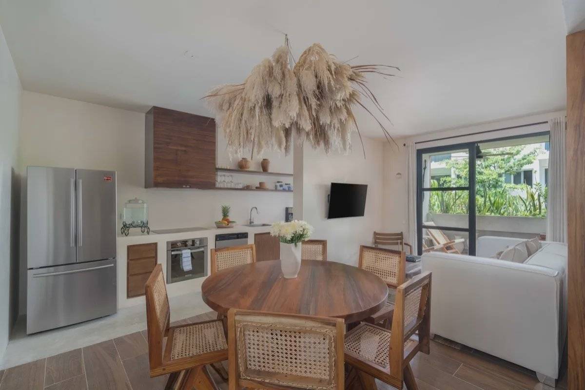 Departamento amueblado con alberca privada en Tulum 2