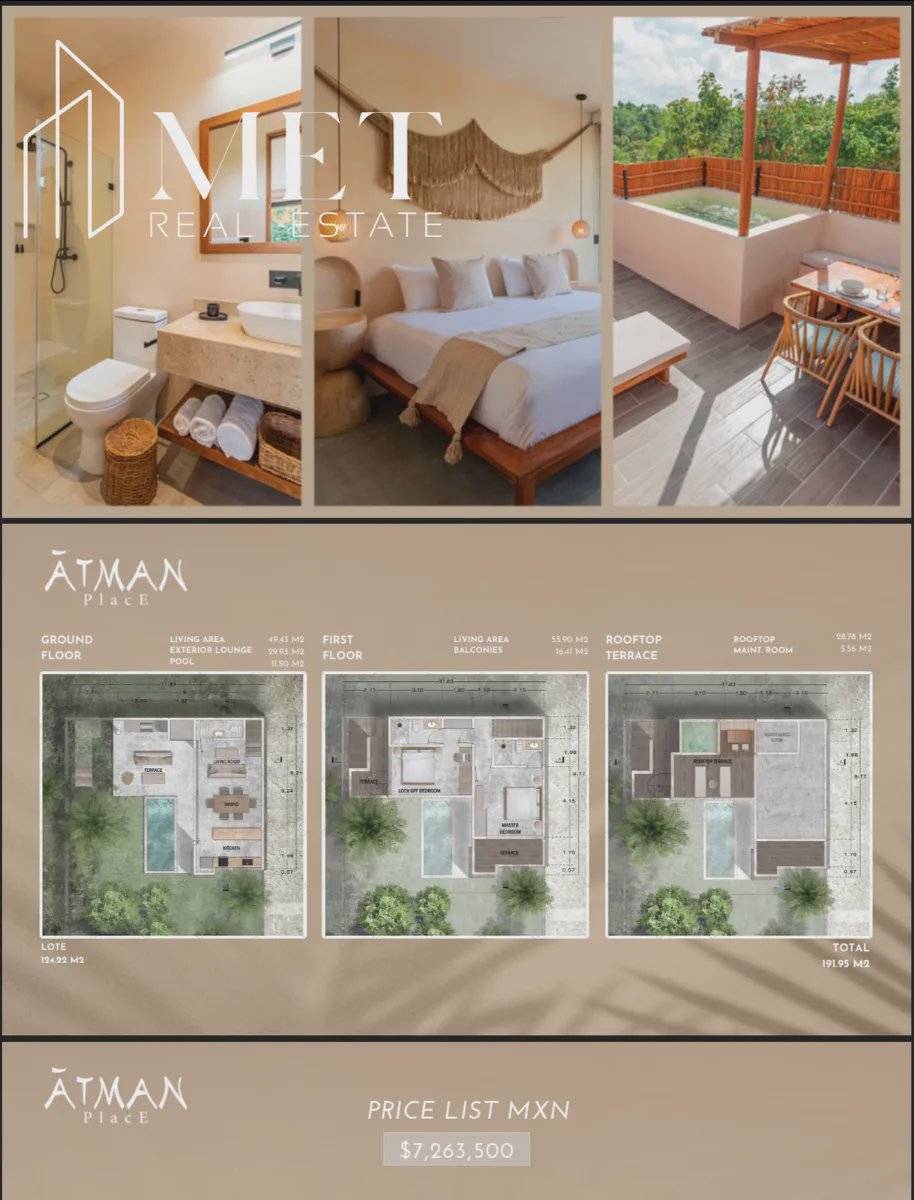 Vive el lujo en Tulum: Villas Atman Place 5