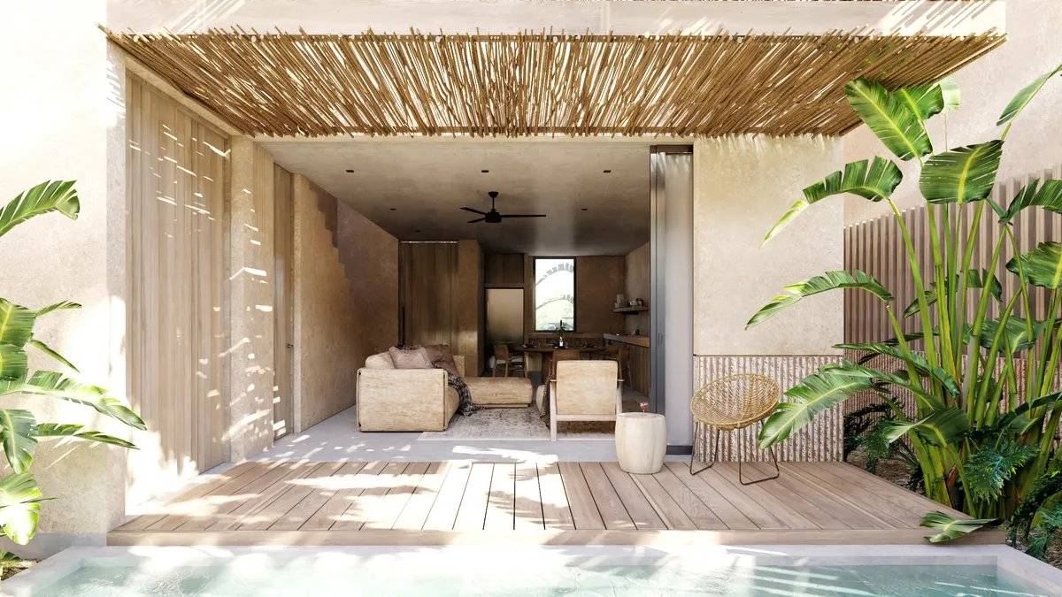 Vive en la naturaleza con estilo boho en Tulum 4