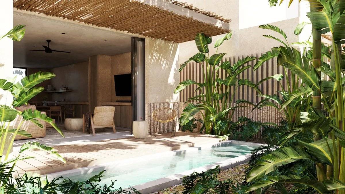 Vive en la naturaleza con estilo boho en Tulum 5