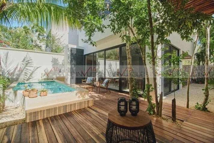 Casa selvática chic con alberca privada en Tulum 5