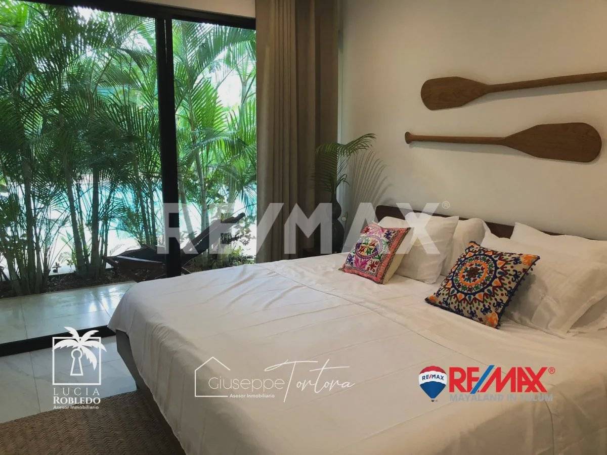 Moderno departamento con alberca en Tulum 2