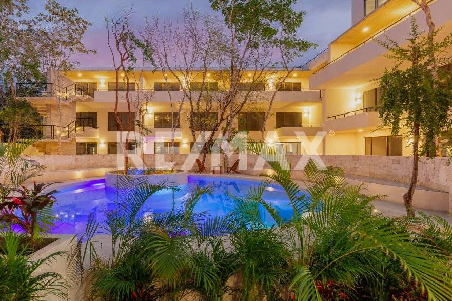Encantador departamento con terraza en Tulum 3