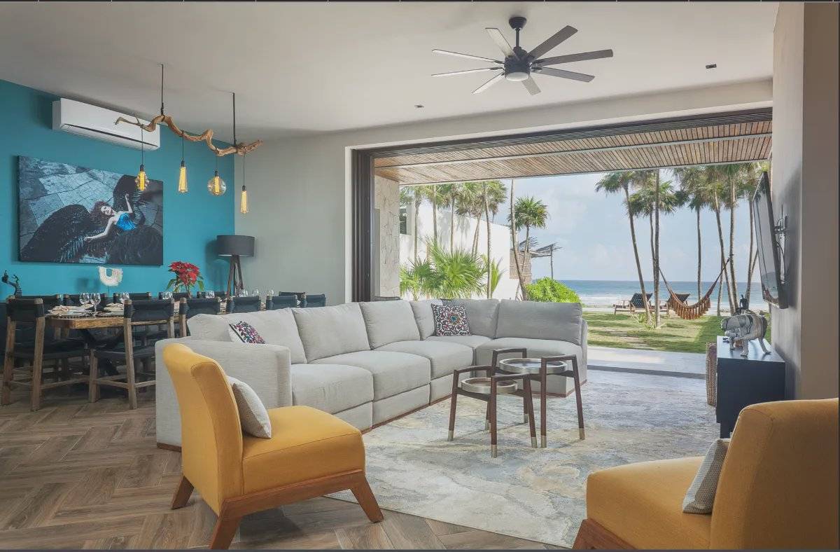 Casa de lujo con playa privada en Tankah Bay 3