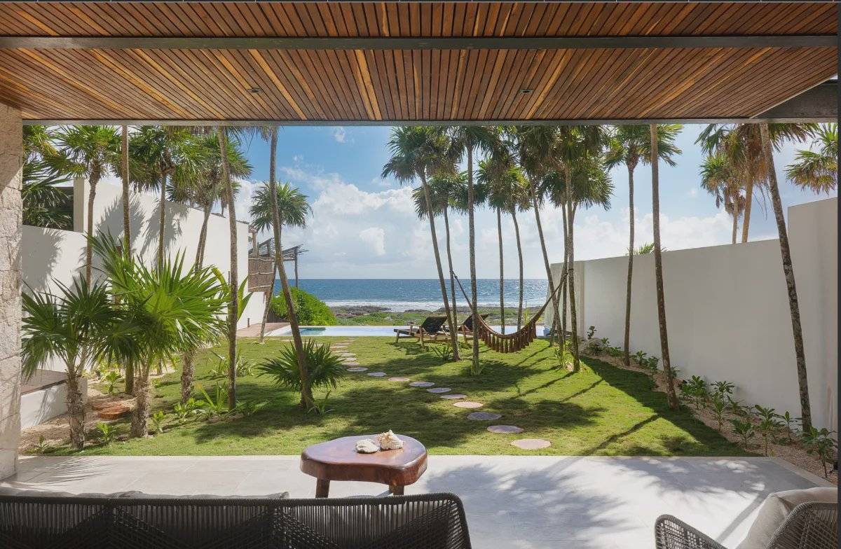 Casa de lujo con playa privada en Tankah Bay 4
