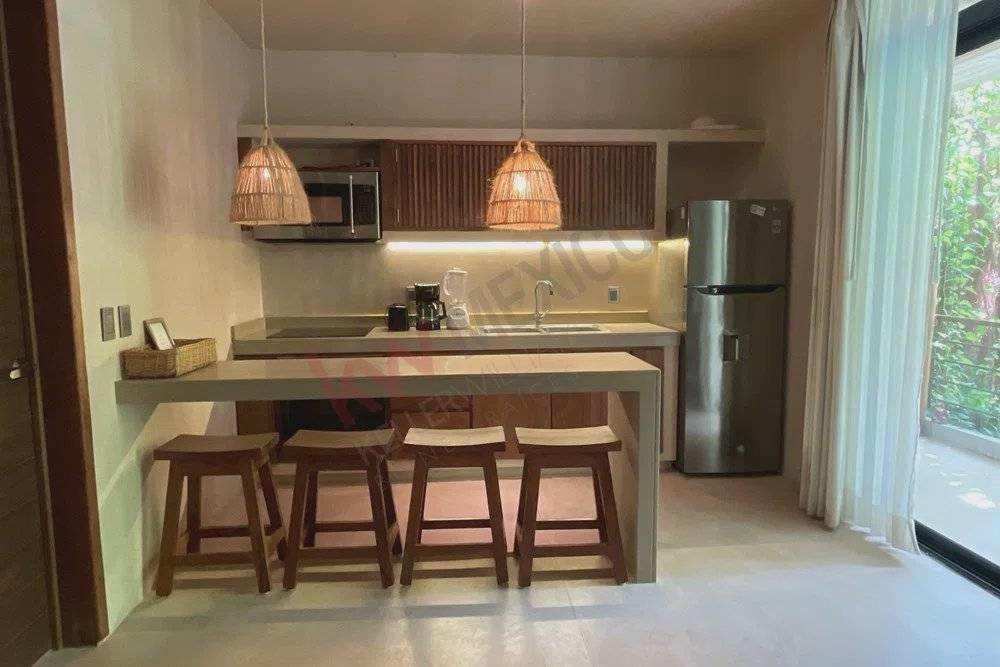 Departamento amueblado en Tulum con encanto natural 5