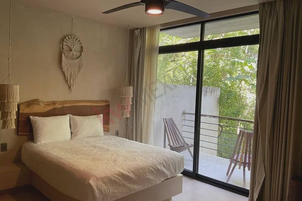 Departamento amueblado en Tulum con encanto natural 2
