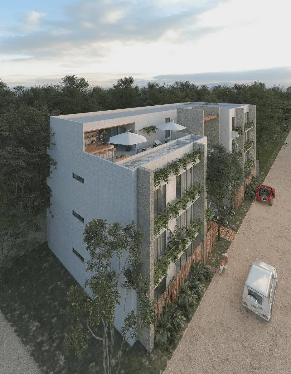 Departamento en Tulum, cerca de la av. Kukulkán 3