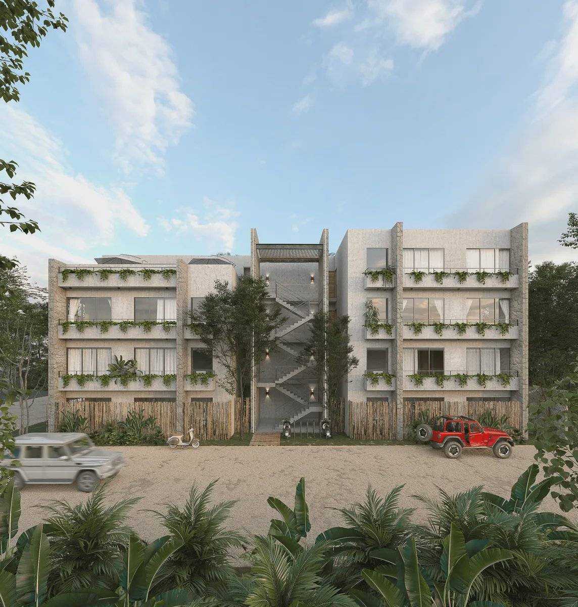 Departamento en Tulum, cerca de la av. Kukulkán 2
